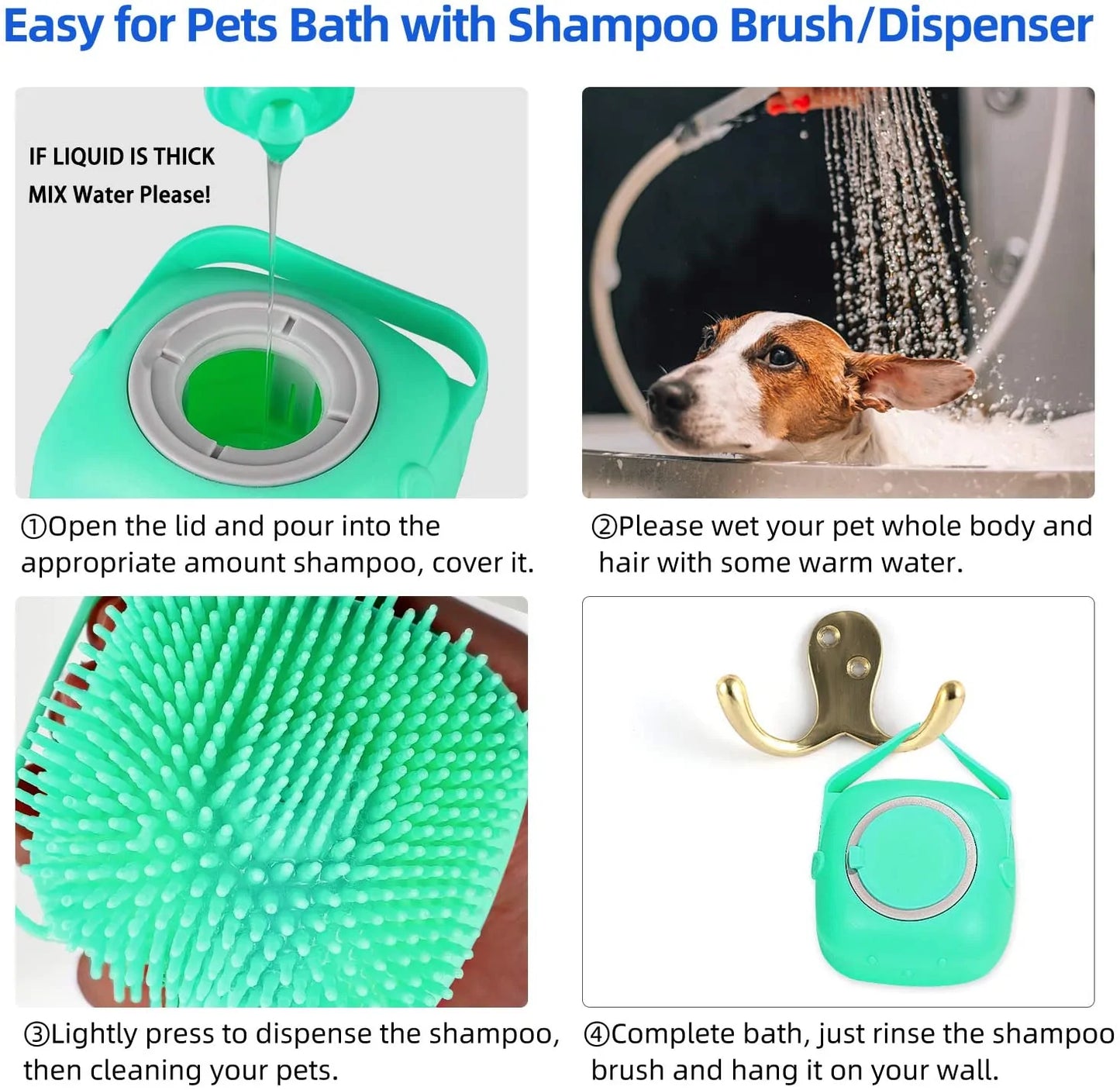 PawPet Shampoo Brush